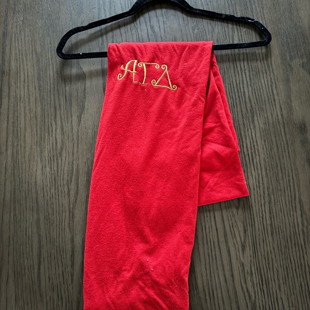 Alpha Gamma Delta Embroidered Scarf | AGD | ΑΓΔ